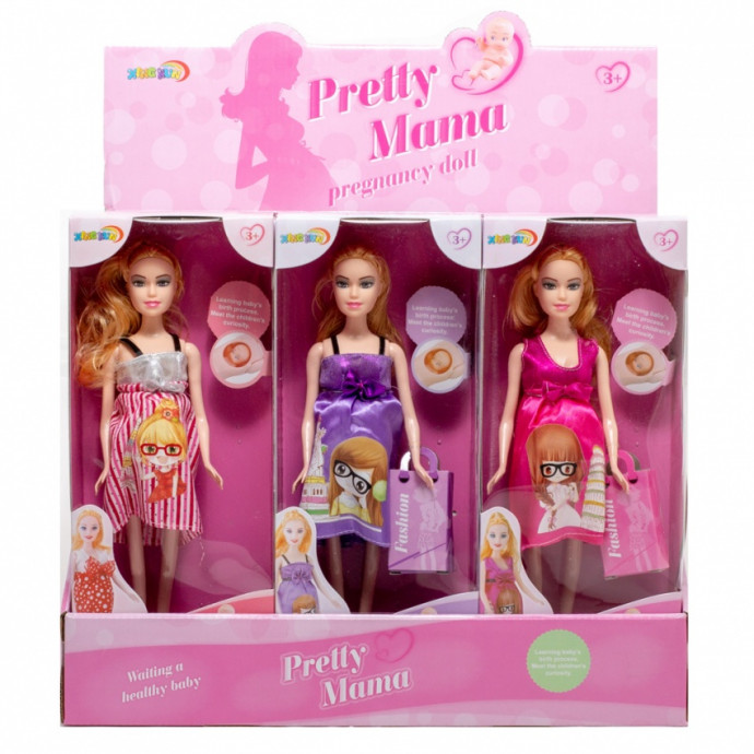 Игровой набор Беременная кукла и пупс-младенец Артикул: 534615